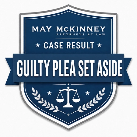 May McKinney case result - guilty plea set aside
