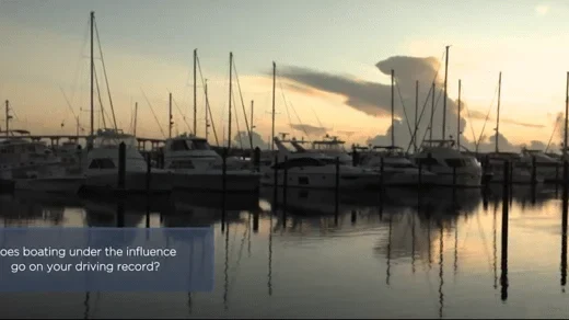 Does Boating Under the Influence Go On Your Driving Record?
